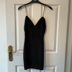 Black mini dress